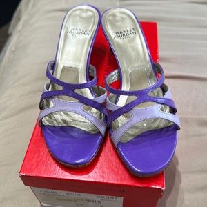 Vintage Charles Jourdan Leather Sandals